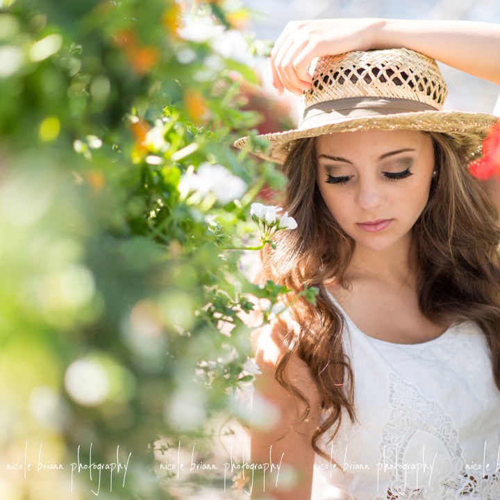 nicole briann photography oregon senior photographer Ilima // Johnson Brothers Greenhouses Coburg Oregon